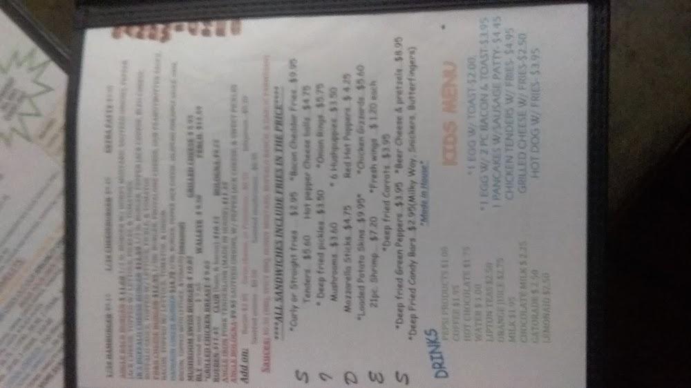 Angle Back Just One More Llc Menu image 2